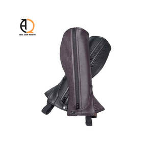 Medias Polainas de Equitación Personalizables de Cuero Genuino Cómodas y Ajustables Todos los Accesorios Ecuestres - Product Image 4