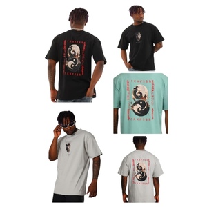 Camiseta Formal de Corte Regular para Hombre, 100% Algodón, Tejido de Punto Grueso, Impresión por Serigrafía, OEM ODM - Product Image 6