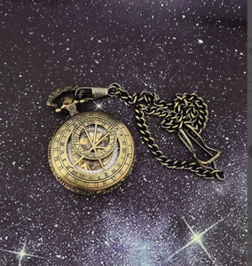 Son Alethiomètre Matériaux Sombres. Cadeau d'anniversaire de montre de poche/collier mécanique, cadeaux de mari, couples - Product Image 2