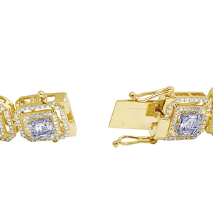 Bracelet à Maillons Cubains Glacé 20MM VVS Moissanite Diamant Bracelet à Maillons Cubains Hip Hop Miami Bracelet Cubain - Product Image 2