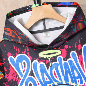 Ropa de bebé niño niña sudaderas con capucha Niño Color sólido Hoodi para hombres de manga larga pulóver niños sudaderas con capucha de lana - Product Image 5