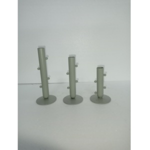 Bougeoir américain en métal de fer Couleur blanche Style nordique Décoration de Noël Fait à la main Écologique Résistant à la chaleur - Product Image 2