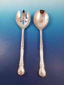 Ensemble de serveur de salade gravure Design poignée cuisine salle à manger ustensiles de service pour la maison Restaurant Table fête - Product Image 4