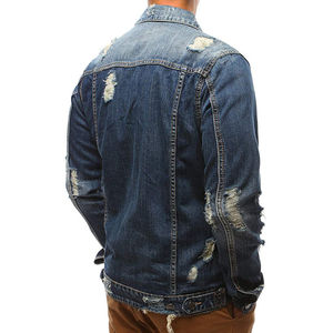 Offre Spéciale hiver grande taille hommes Denim Jean veste bonne qualité solide longue durée denim jeans vestes pour hommes de haute qualité - Product Image 4