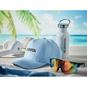Cappellino a 5 Pannelli BUZZ Personalizzabile per Scopi di Merchandising e Promozionali - Product Image 3