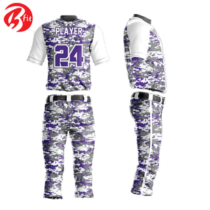 Mejor Precio al por mayor de moda Jersey de béisbol sublimación impreso uniforme para adultos beneficio empresas - Product Image 4