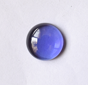 พลอย tanzanite ทรงกลมหลังแบนสำหรับทำแลปอัญมณีทรงหลังแบนขนาด5มม. ถึง15มม. อัญมณีหลวมที่ผ่านการปรับเทียบแล้วสำหรับเครื่องประดับ - Product Image 4