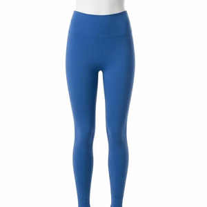 Leggings de Nailon y Elastano Transpirables con Costuras, Tejido Elástico de Secado Rápido, Cómodos, de Cintura Alta, Ropa Deportiva para Entrenamiento, Fitness, Yoga, Pantalones para Mujer - Product Image 5