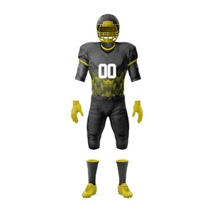 Professional Men's American Football Uniform-Customized Colors & Logo High Quality 100% <b>Polyester</b> Comfortable and Breathable - Product Image 4
