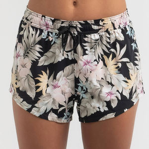 กางเกงขาสั้นสำหรับเล่นกีฬาชายหาดของผู้หญิงชุดออกกำลังกายผ้าโพลีเอสเตอร์แบบลำลองสำหรับฤดูร้อนปรับแต่งโลโก้ได้กันน้ำ - Product Image 6