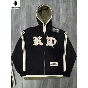 เสื้อฮู้ดผ้าฟลีซปักโลโก้ได้ตามต้องการของผู้ชายเสื้อสเวตเชิ้ตลำลองฤดูหนาวแบบลำลองเทคนิคการพิมพ์ลายนูนบนหน้าจอแบบ3D เทคนิคซักได้ - Product Image 1