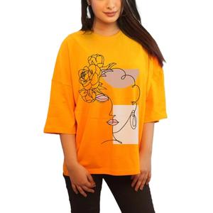 Camiseta Informal al por Mayor para Mujer, Talla Grande, Lisa, 100% Algodón, con Logotipo Personalizado Impreso, de Bangladesh - Product Image 4