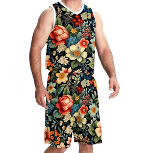Ensembles d'uniformes de basketball unisexes de haute qualité, vêtements de sport en polyester certifié, impression par sublimation personnalisée, taille XS, entraînement d'équipe - Product Image 1