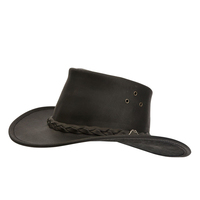 Sombreros personalizables de cuero de vaquero para montar a caballo, sombreros formales occidentales, accesorios de piel de vaca para deportes al aire libre