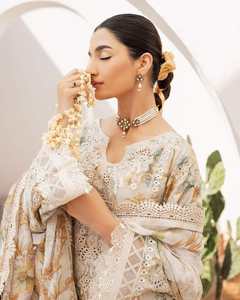 Salwar Kameez Chickenkari para Eid, Bodas y Playa - La Ropa Femenina Más Hermosa, Material de Viscosa, Absorbe la Humedad, Secado Rápido - Product Image 2