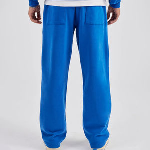 Pantalons de survêtement vintage délavés au soleil, jambes larges surdimensionnées de qualité Offre Spéciale Premium, pantalons pour hommes Streetwear avec logo personnalisé sérigraphié - Product Image 2