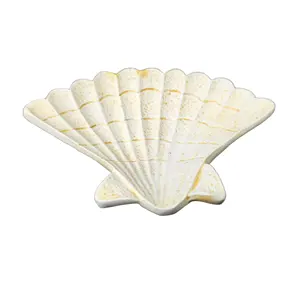 จานโลหะสลักลายชายฝั่งสำหรับตกแต่งบ้านชายหาดจานเสิร์ฟอาหารที่เป็นมิตรกับสิ่งแวดล้อม - Product Image 1