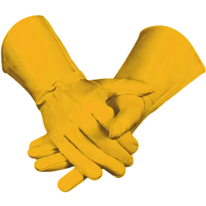 Guantes de seguridad de cuero de grano de oveja resistentes a la abrasión TIG soldadura calor chispa extinción de incendios construcción protección Personal algodón - Product Image 6