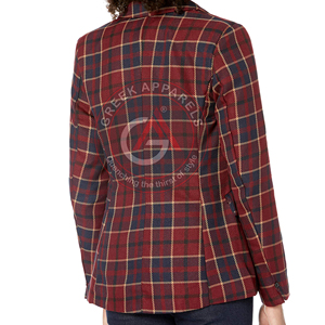 Vente en gros de vêtements de mode de qualité supérieure pour femmes blazer personnalisé pour femmes vêtements manteaux blazer à manches longues imperméable - Product Image 4