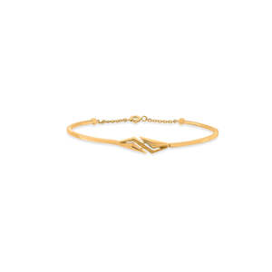 14k <b>Gold</b> <b>Number</b> Zircon Bangle Bracelet for Women Wedding Party Gift - Product Image 3