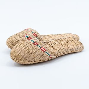 Bedroom <b>slippers</b> handmade indoor <b>slipper</b> <b>slides</b> great quality water hyacinth <b>slide</b> sandals - Product Image 1