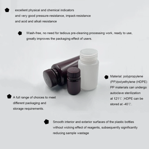 Venta caliente ODM OEM Botella de Medicina de plástico 30ml 60ml PE Botella de Medicina de plástico fabricada en Vietnam - Product Image 5