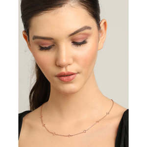 NOVAMART Fine Fine Sterling Silver Flower Charm <b>Necklace</b> <b>Chain</b> by 925 Wholesale Export - Product Image 4