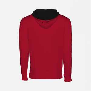 Next Level Apparel Unisex Hoodie Red/Black High Quality Custom Logo Unisex Cotton Winter Hoodie Men's Sweatshirt - Product Image 4