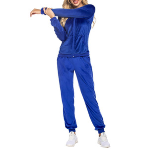 Chándal de calle Vintage para mujer 2024, conjunto de chándal bordado desgastado lavado ácido con cremallera, sudaderas con capucha, chándal personalizable para mujer - Product Image 3