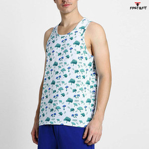 Nuevas llegadas Impreso Gimnasio Entrenamiento Sin mangas Mejor diseño personalizado Hombres Camiseta sin mangas Hecho en Pakistán - Product Image 2