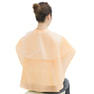 Serviettes de cheveux en tissu imperméable de couleur beige orange, basiques - Product Image 1