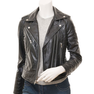 Chaquetas de Cuero para Mujer Otoño/Invierno 2025, Nueva Colección, Alta Calidad, Transpirables, Ecológicas, con Tela Satinada - Product Image 3