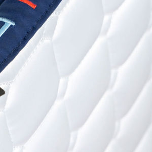 Premium Custom Design Leather English Saddle Pad Set Matching Equestrian Style <b>Horse</b> <b>Riding</b> Dressage Breathable Fabric Pad - Product Image 6