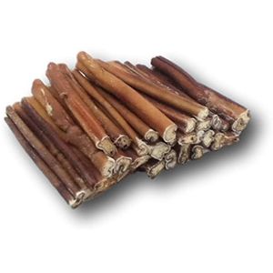 Palitos para masticar perros de animales crudos naturales de larga duración hechos con palitos de Bully secos de material orgánico de búfalo y buey - Product Image 2
