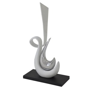 Customizable Aluminum Alloy Small Tabletop Decorative Figurines with Antique Gold and <b>Silver</b> Plated Finish - Product Image 2