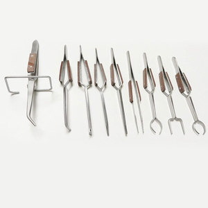 Premium Quality Soldering Tweezers Set with Fiber Grip in Multi Shapes Locking Properties Steel Tips Tweezers for Sale - Product Image 3