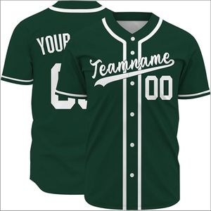 Maillot de baseball respirant à séchage rapide pour hommes avec nom d'équipe personnalisé et impression par sublimation du numéro - Product Image 1