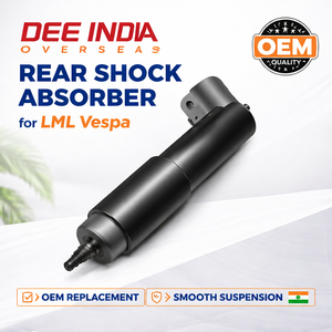 Amortiguador Trasero para Scooter LML Vespa, Repuesto OEM de Suspensión, Pieza de Repuesto India - Product Image 3