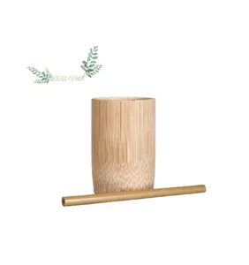 Tazze ecologiche di alta qualità tazze in fibra di bambù/bambù Logo e imballaggio personalizzato adatto come regalo, festa con un prezzo economico