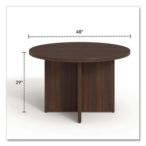 Alera AE5NNN-R48CR33 HRG 48 pulgadas. Mesa de Conferencia Redonda de Madera de Caoba Sevilla - Product Image 6