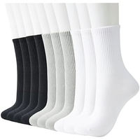 Chaussettes de diabète en coton de haute qualité Chaussettes amples en bambou Chaussettes de compression pour hommes et femmes