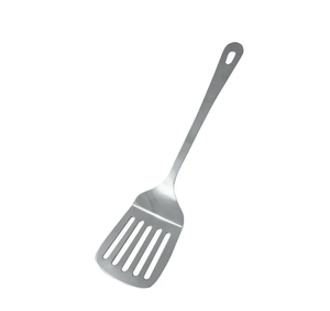 Espátula con Mango de Acero, Espátula Ranurada de Acero Inoxidable para Voltear y Asar, Diseño de Primera Calidad al Mejor Precio - Product Image 1