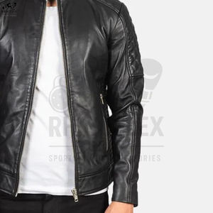 แจ็กเก็ตหนังสำหรับผู้ชายแจ็กเก็ตหนังแฟชั่นผลิตจากประเทศปากีสถาน - Product Image 4