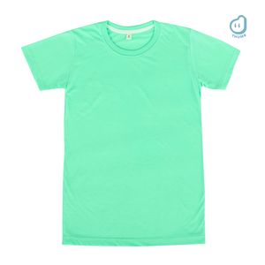 Breathable Solid Knit Polyester T-Shirt for Apparel - Product Image 1