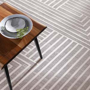 Netline CN015 Depot <b>Grey</b> Modern Area <b>Rug</b> 100% Acrylic Non-Shed Easy-Clean Durable <b>for</b> <b>Bedroom</b> Study & Kids' Room Home Depot - Product Image 6
