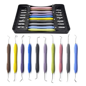 Kit d'outils dentaires manuels de haute qualité, ensemble d'instruments de soins bucco-dentaires en acier inoxydable, équipement médical durable, OEM, prix bas, 5 ans - Product Image 3