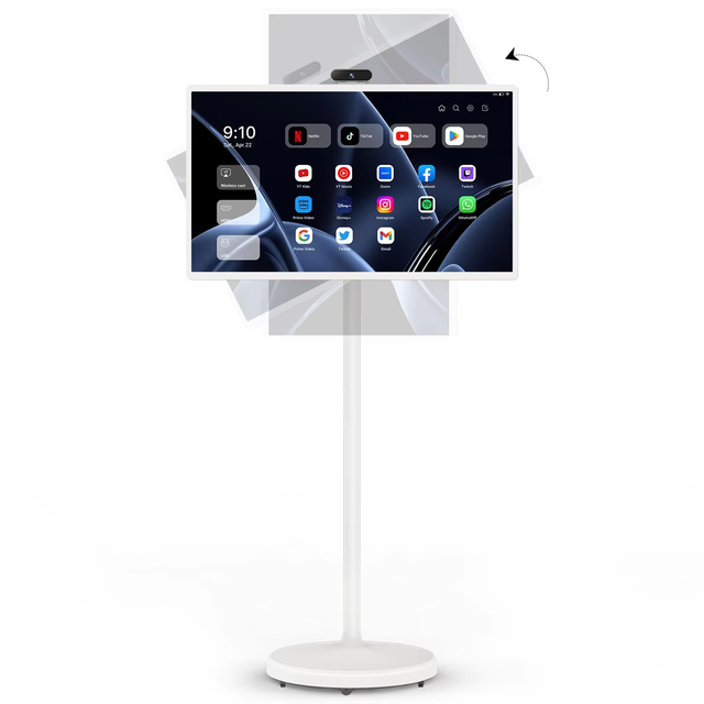 Wireless LED White 27 Inch Touch Screen LCD Full HD Game Mode Portable TV Android Tablet