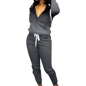 Ensemble de survêtement pour femmes, taille plus, léger, à capuche, imprimé, tendance, coupe régulière, vêtements d'entraînement confortables, vente chaude - Product Image 3