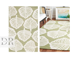 Tapis en PVC moderne de haute qualité tapis en laine touffeté à la main vert Pastel et blanc pour salle à manger salon cuisine bureau - Product Image 2
