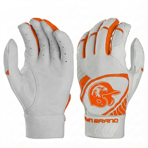 ถุงมือตีเบสบอลแบบสั่งทำพิเศษ ขายส่ง หนังแกะคุณภาพระดับมืออาชีพ ฝ่ามือหนังแกะ จับกระชับ แข็งแรง ถุงมือตีเบสบอลและซอฟต์บอล - Product Image 4